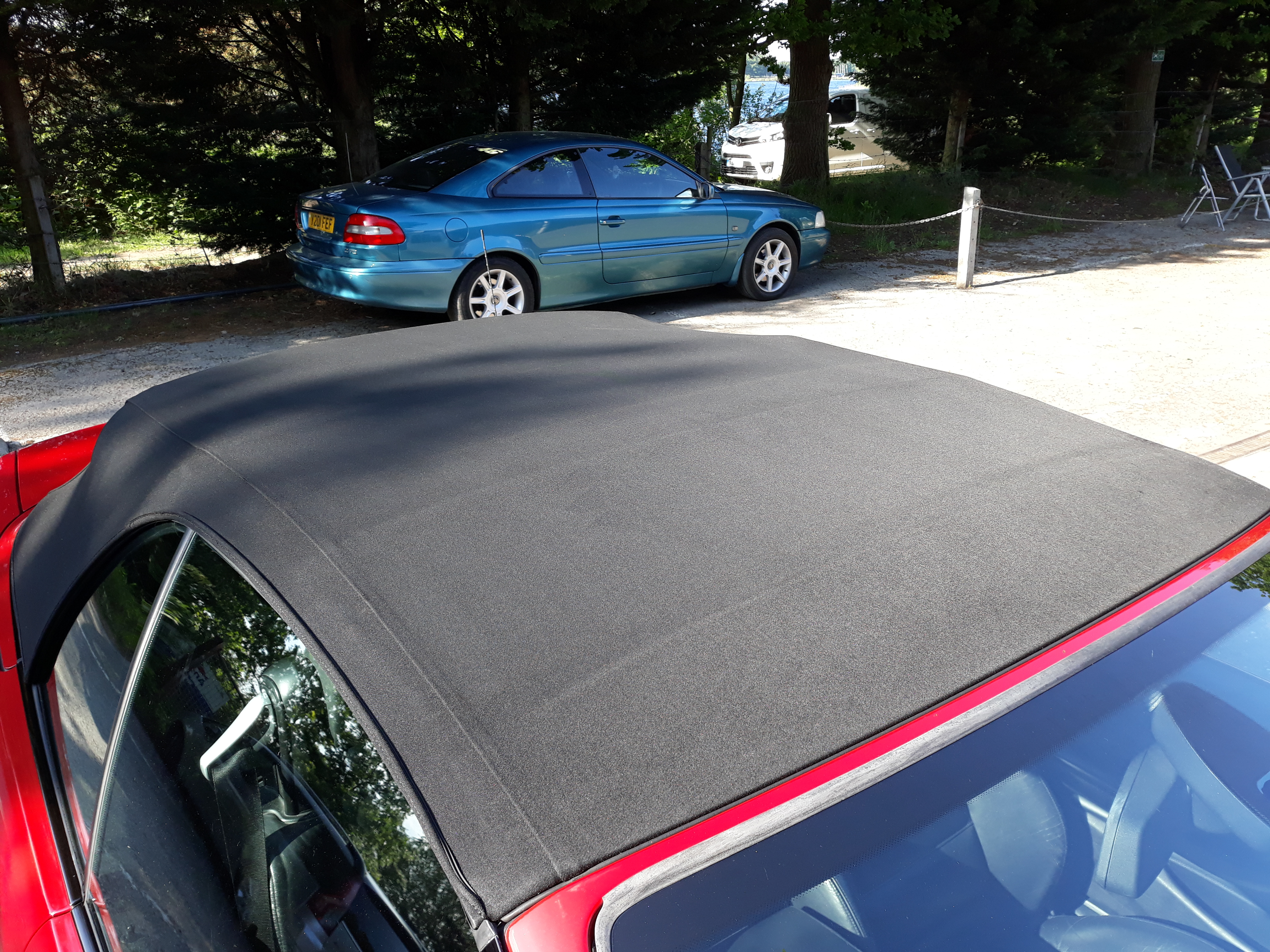 Lincoln Mobile Clean Valeting Cabriolet soft top hood cleaning