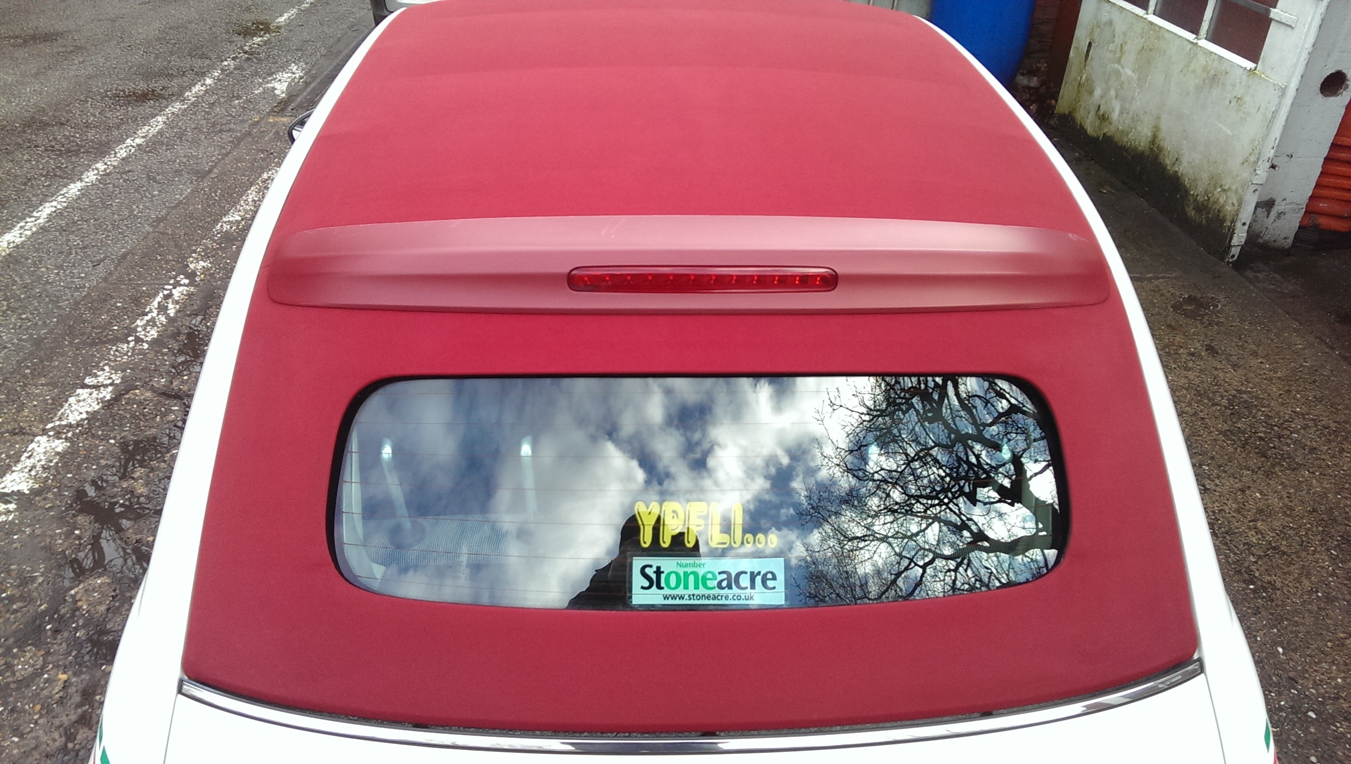 Lincoln Mobile Clean Valeting Cabriolet soft top hood cleaning